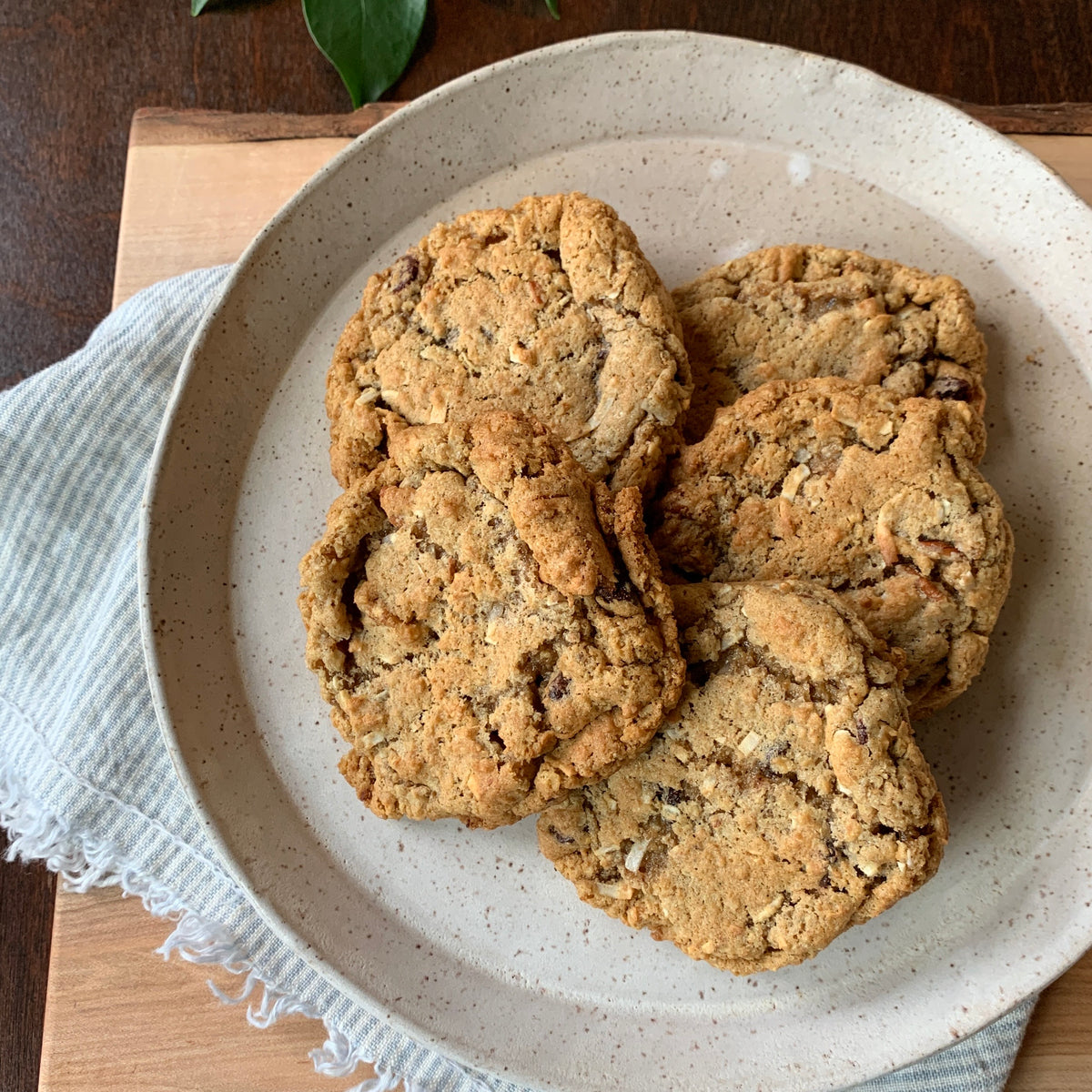 Oatmeal Chocolate Chip Pecan Cookies