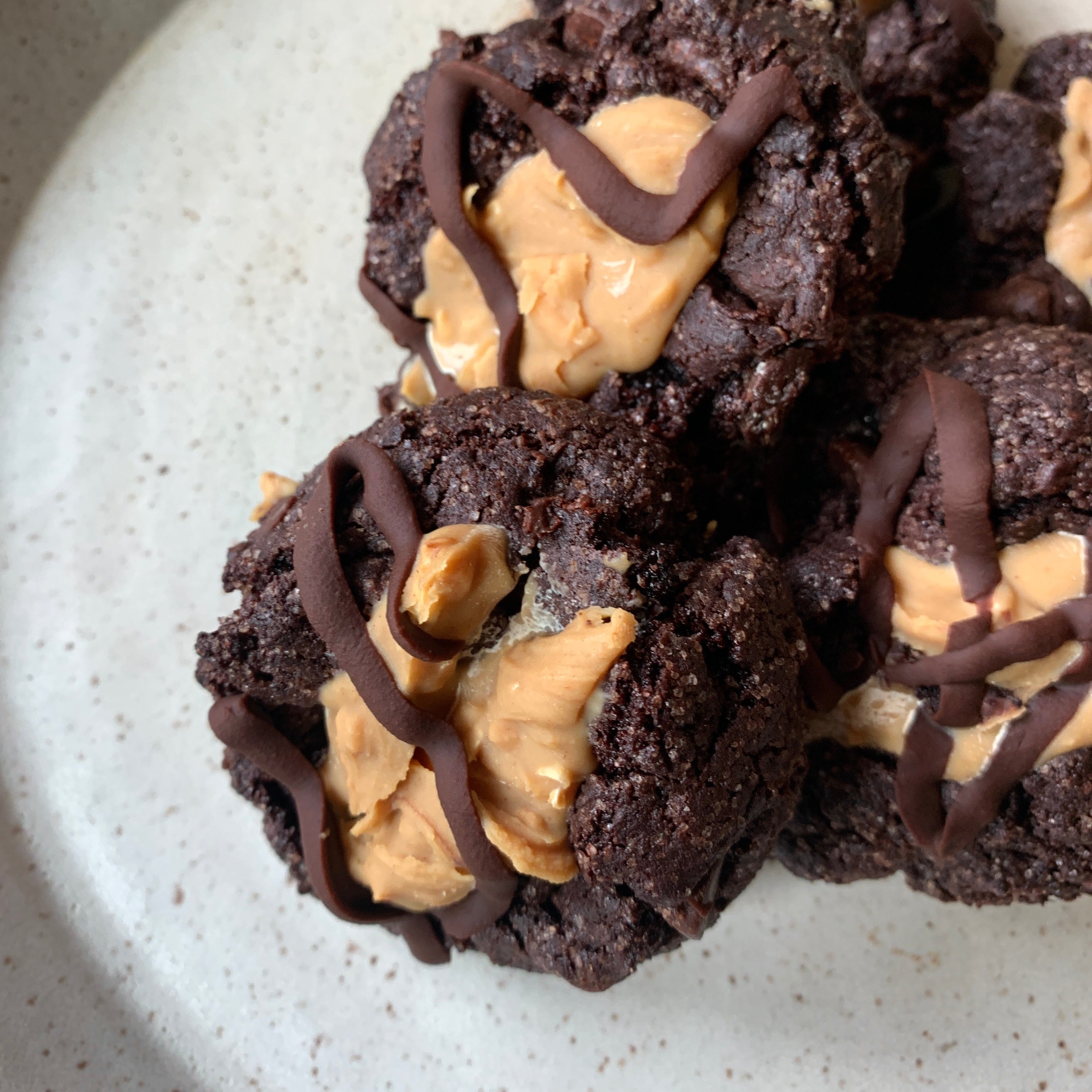 Peanut Butter Brownie Cookies Butter & Fire Bakery