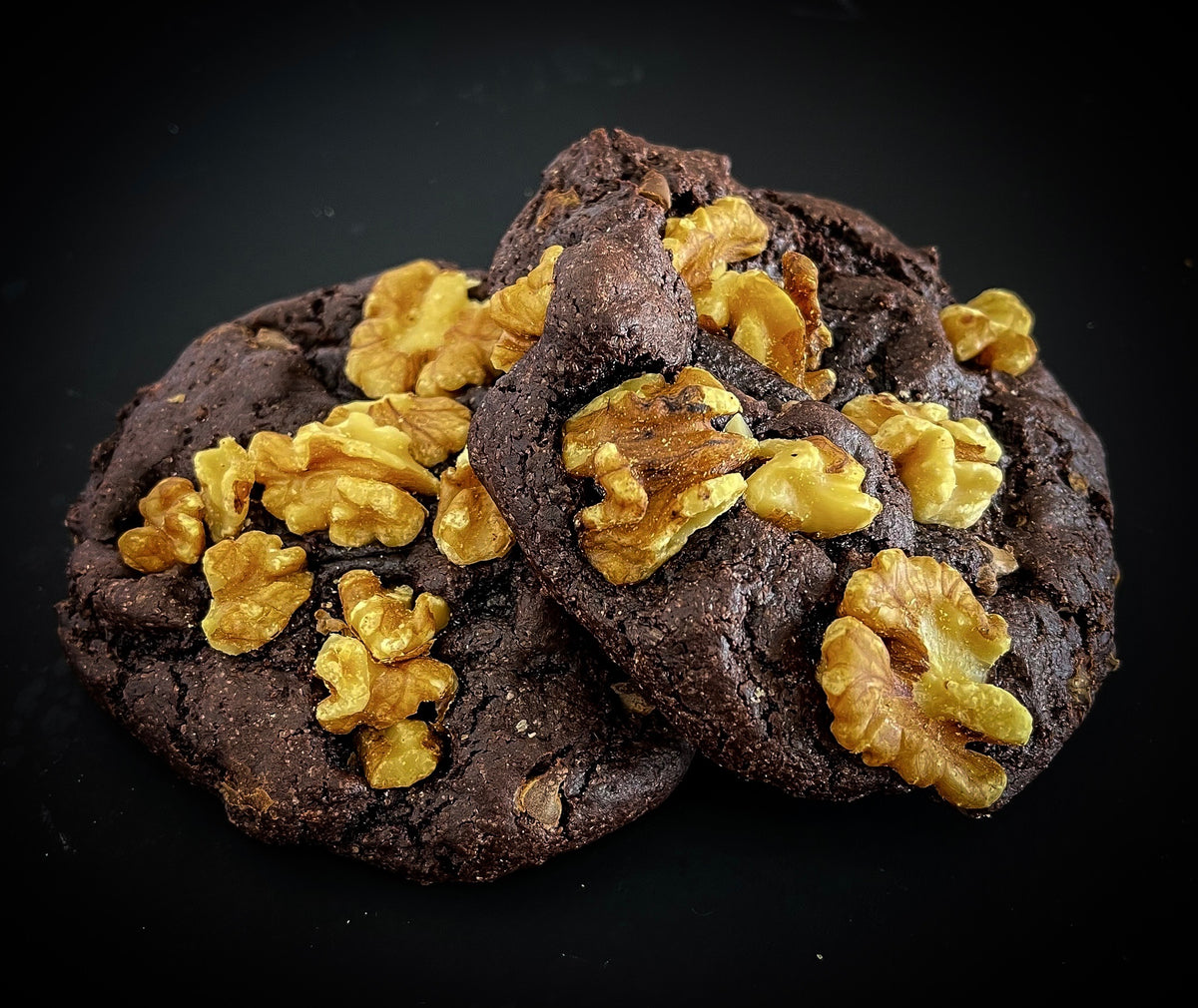 Double Chocolate Walnut Brownie Cookie