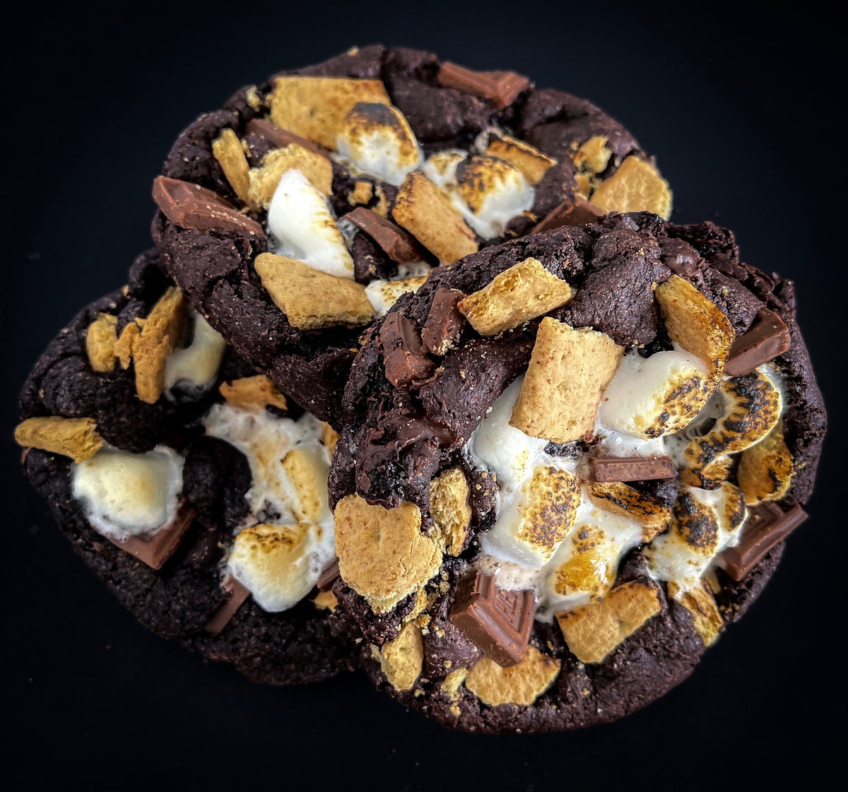 Triple Chocolate S&#39;mores Cookie