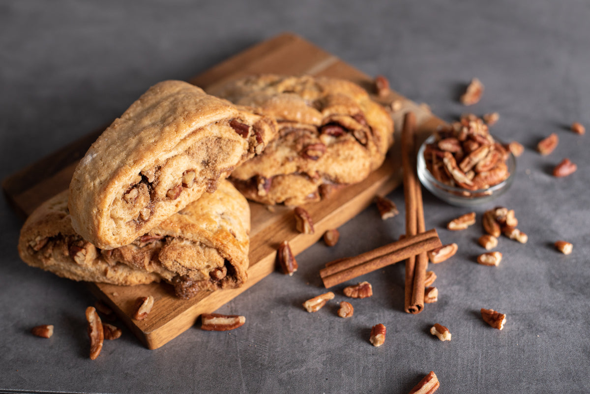 Pecan Cinnamon Roll Scone